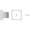 NQ50 Μύτη για στελέχη θερμού αέρα Weller HAP-3000/HAP-2/HAP-3