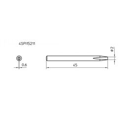 SPI 15211 Μύτη για κολλητήρια χειρός Weller SP15NEU