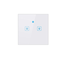 Smart Διακόπτης Αφής με 2 πατήματα, επίτοιχος για σύνδεση μέσω WiFi