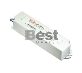 LPV-60-12 Αδιάβροχο Τροφοδοτικό Meanwell 12V / 60W
