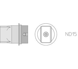 ND15 Μύτη για στελέχη θερμού αέρα Weller HAP-3000/HAP-2/HAP-3