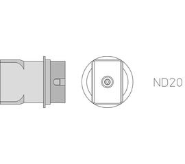 ND20 Μύτη για στελέχη θερμού αέρα Weller HAP-3000/HAP-2/HAP-3
