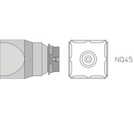 NQ45 Μύτη για στελέχη θερμού αέρα Weller HAP-3000/HAP-2/HAP-3