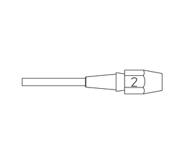XDS 2 Μύτη για απορροφητικά στελέχη Weller DSX-120/WXDP-120/WXDV-120
