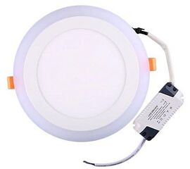 Πάνελ Οροφής LED 3+3W Warm+Natural White / Θερμό+Φυσικό Στρογγυλό