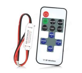 Controller 12V/6A για μονόχρωμη ταινία LED με τηλεκοντρόλ 11 πλήκτρων