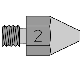 DS112HM Μύτη για αποροφητικό στέλεχος Weller DS-80