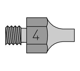 DS114 Μύτη για αποροφητικό στέλεχος Weller DS-80