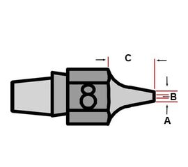 DX118 Μύτη για αποροφητικό στέλεχος Weller DSX-80