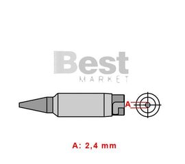 HT## Μύτη στρογγυλη για κολλητήρια Weller LR-82/FE-80