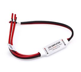 LED Mini Amplifier για μονόχρωμη ταινία LED 12V 24V εσωτερικής χρήσης
