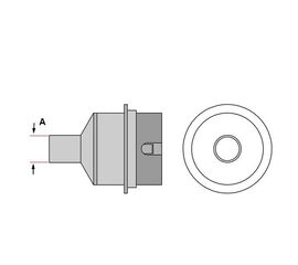 NR10 Μύτη για στελέχη θερμού αέρα Weller HAP-3000/HAP-2/HAP-3