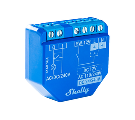 Shelly 1 Plus - Συσκευή Αυτοματισμού (έως 16Α/3500W) με Wifi και Bluetooth