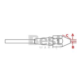 XDSL1 Μύτη για αποροφητικά στελέχη Weller DSX-120/WXDP-120/WXDV-120