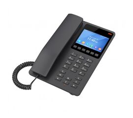 Grandstream GHP630 Compact Hotel Phone with Color LCD Screen - Black
