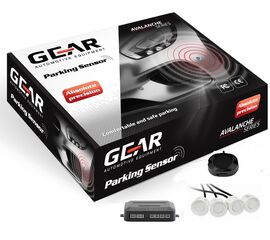 GEAR GR-PS41W 19'' Αισθητήρες Παρκαρίσματος (4 διαιρούμενα + ήχο) - Λευκό Χρώμα