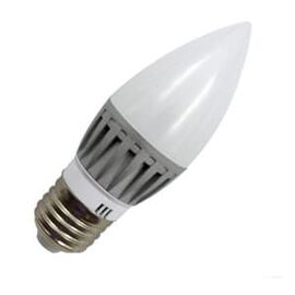 Λάμπα Led E27 5W Warm White / Θερμό με Ψύκτρα Αλουμινίου Κερί / Candle