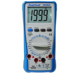 PeakTech® P 2005 A» 1000 V Ψηφιακό Πολύμετρο2000 Counts, 10A AC/DC