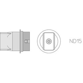 ND15 Μύτη για στελέχη θερμού αέρα Weller HAP-3000/HAP-2/HAP-3