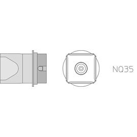 NQ35 Μύτη για στελέχη θερμού αέρα Weller HAP-3000/HAP-2/HAP-3