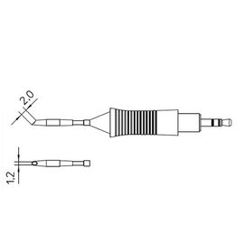 RT-## Μύτη Gull Wing για κολλητήρια Weller WMRP και WXMP