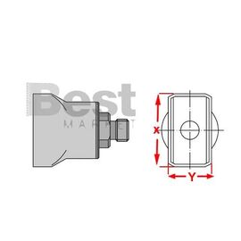 D10 Μύτη θερμού αέρα, για στελέχη θερμού αέρα Weller HAP-1/HAP-200/WXHAP-200