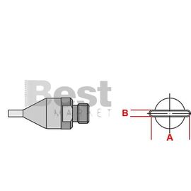 F06 Μύτη για στελέχη θερμού αέρα Weller HAP-1/HAP-200/WXHAP-200