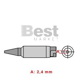 HT## Μύτη στρογγυλη για κολλητήρια Weller LR-82/FE-80