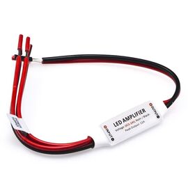 LED Mini Amplifier για μονόχρωμη ταινία LED 12V 24V εσωτερικής χρήσης