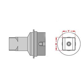 ND05 Μύτη για στελέχη θερμού αέρα Weller HAP-3000/HAP-2/HAP-3