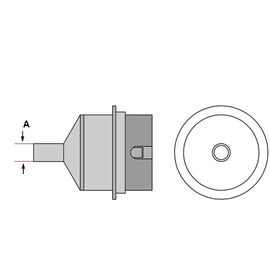 NR05 Μύτη για στελέχη θερμού αέρα Weller HAP-3000/HAP-2/HAP-3