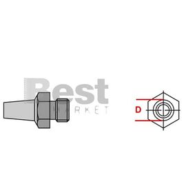R06 Μύτη στρογγυλή για στελέχη θερμού αέρα Weller HAP-1/HAP-200/WXHAP-200