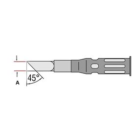 600106 Μύτη μαχαίρι με κλίση 45° για κολλητήρια Weller WP-60