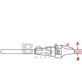 XDS8 Μύτη για αποροφητικά στελέχη Weller DSX-120/WXDP-120/WXDV-120