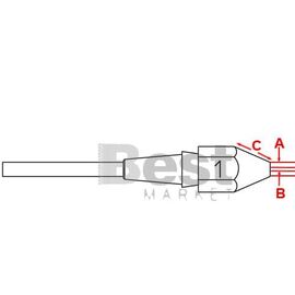 XDSL1 Μύτη για αποροφητικά στελέχη Weller DSX-120/WXDP-120/WXDV-120