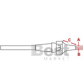 XDSL3 Μύτη για αποροφητικά στελέχη Weller DSX-120/WXDP-120/WXDV-120