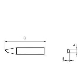 XT ## Μύτη Gull Wing για στελέχη Weller WXP-120/WP120