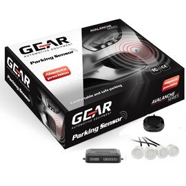GEAR GR-PS41W 19'' Αισθητήρες Παρκαρίσματος (4 διαιρούμενα + ήχο) - Λευκό Χρώμα