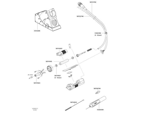 DSX-120 Στέλεχος αποροφητικό Weller