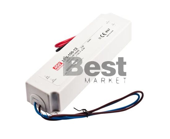 LPV-100-12 Αδιάβροχο Τροφοδοτικό Meanwell 12V / 100W