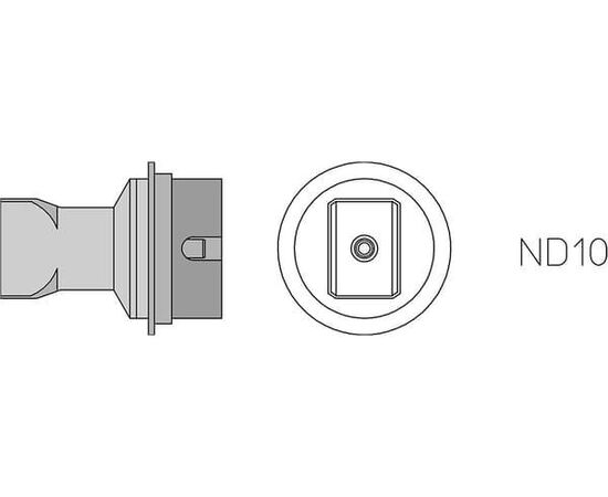 ND10 Μύτη για στελέχη θερμού αέρα Weller HAP-3000/HAP-2/HAP-3