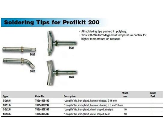 Profikit 200 Κολλητήρι χειρός 220V Weller