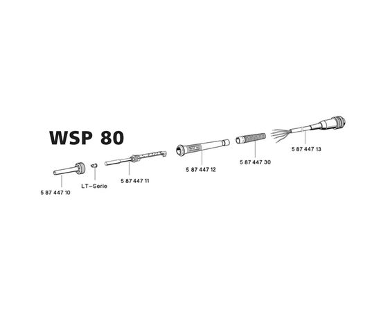 WSP-80-SET Weller Στέλεχος WSP-80 με βάση στήριξης WPH-80