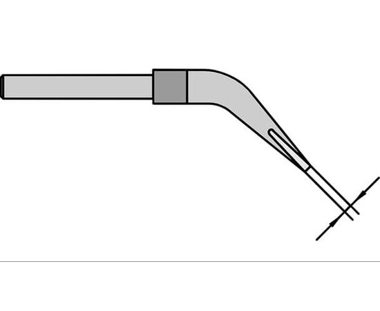 WT-1S Σετ μύτες για τσιμπίδα Weller WTA-50