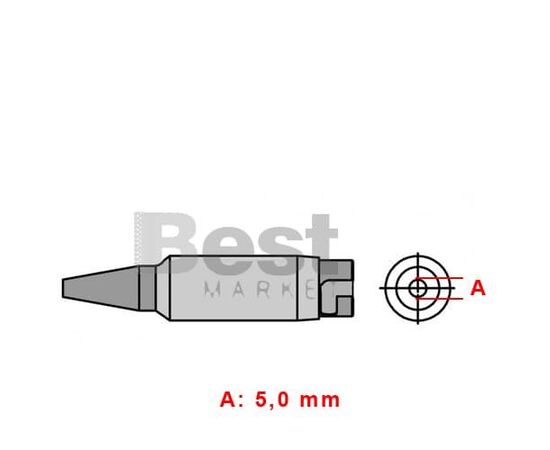 HT## Μύτη στρογγυλη για κολλητήρια Weller LR-82/FE-80