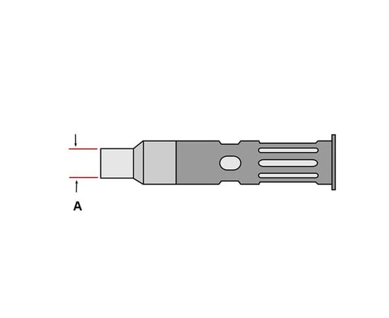 600152 Μύτη θερμού αέρα για κολλητήρια Weller WP-60