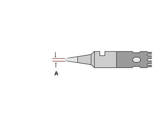 Μύτη με πλατύ ρύγχος για κολλητήρια Weller WP-60