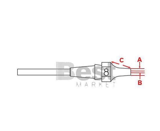 DS Μύτη για αποροφητικό στέλεχος Weller DS-80 