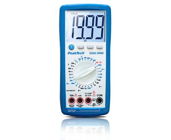 PeakTech® P 3335» Ψηφιακό Πολύμετρο 2,000 counts, 600V AC/DC