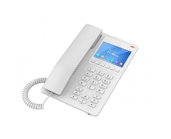 Grandstream GHP630 Compact Hotel Phone with Color LCD Screen - White